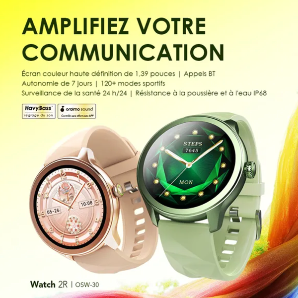 OSW-30 Olive Oraimo watch 2R